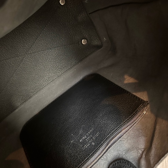 LV Black Mahina Carmel Hobo Bag - Picture 8 of 17